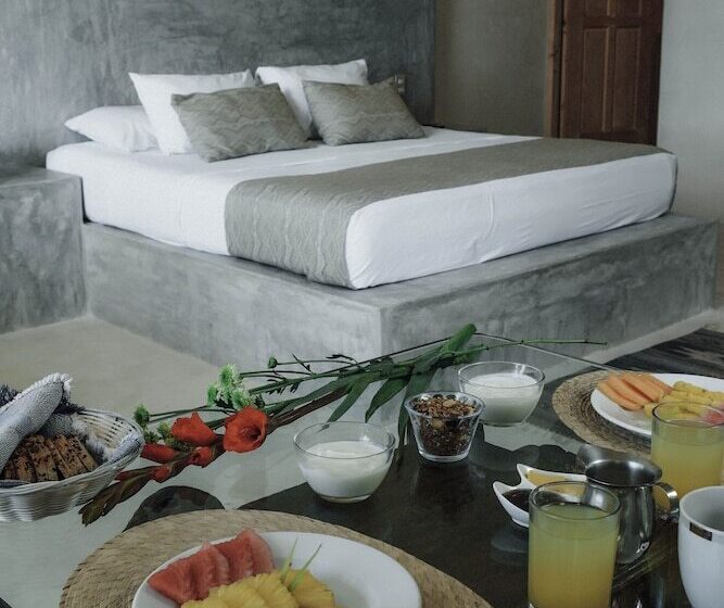 חדר דחוקס עם מיטת קינג, Posada Lamar Tulum Beach Front And Pool