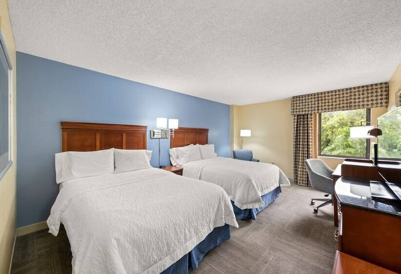 스탠다드 룸 더블 침대 2개, Hampton Inn Miamiairport West