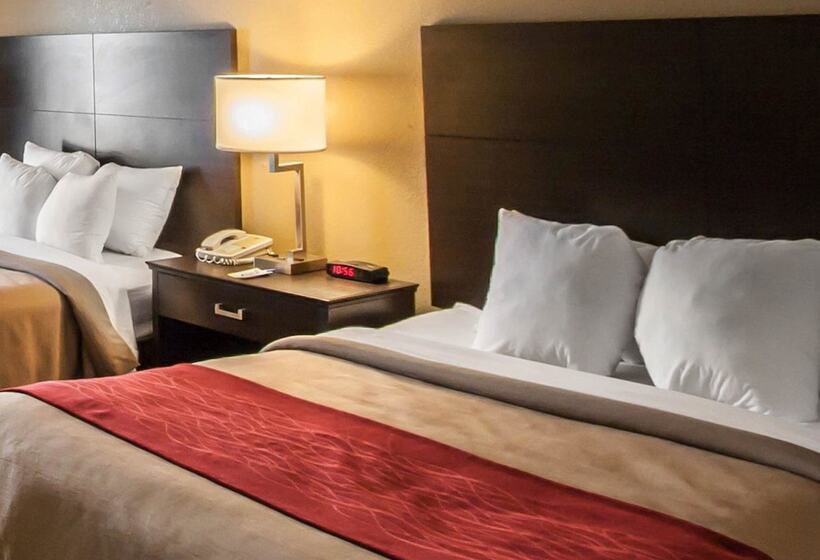 Номер Стандарт 2 Двуспальные Кровати, Quality Inn Hayti North