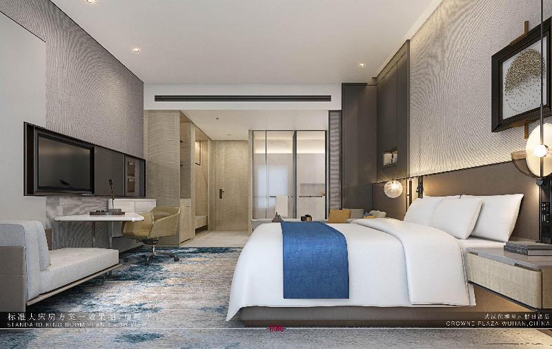 标准间带湖景, Crowne Plaza Wuhan Development Zone, An Ihg