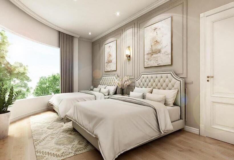 اتاق لوکس با بالکن و چشم‌انداز دریا, The Villa Hieu Hy