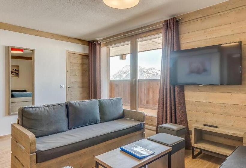 Апартаменты 1 Спальня с Видом, Residence Le Roc Noir