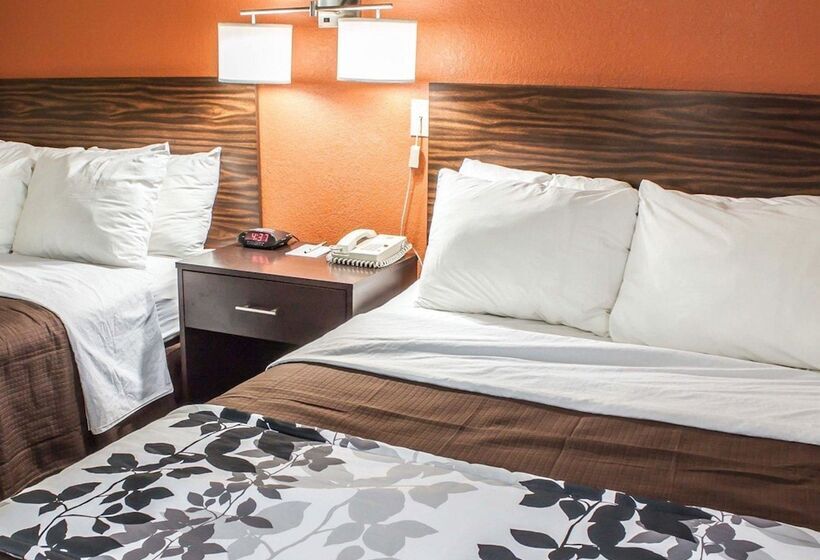 Habitació Estàndard 2 Llits Matrimoni, Sleep Inn Arlington Near Six Flags