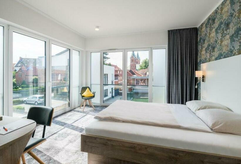 Номер Deluxe Одноместный, Stadthotel Lohne, Self Check In, Mit Bäckerei Und Cafe