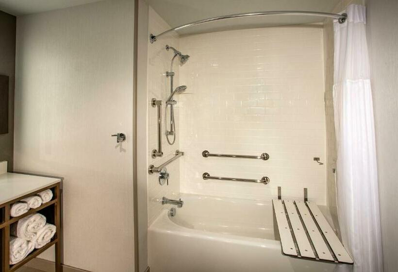 장애인을 위한 킹사이즈 침대 스탠다드 룸, Hilton Garden Inn Redmond Seattle