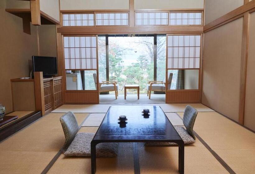 정원 전망 4인용 스탠다드 룸, Takamiya Ryokan Sagiya Sansorai