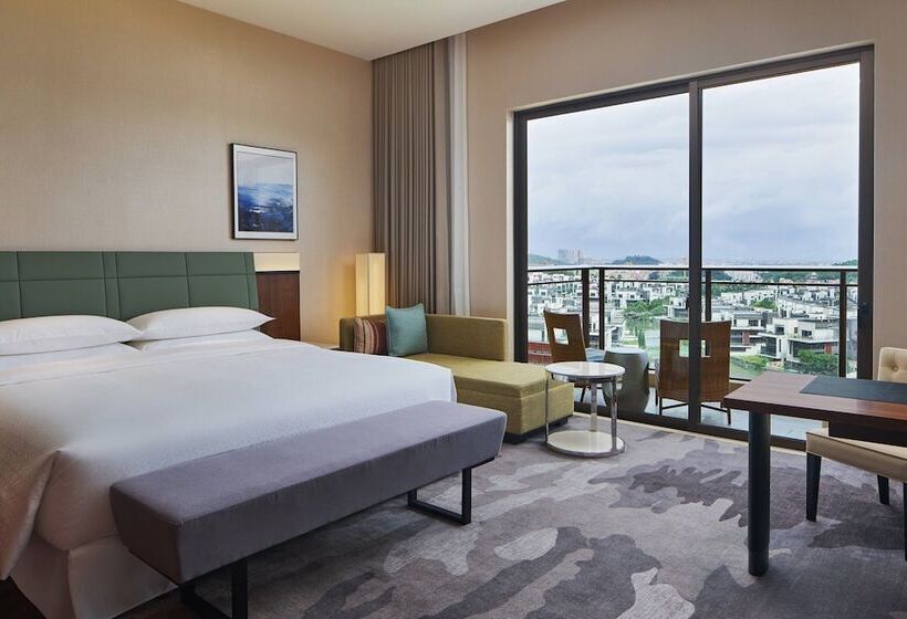 ダブルベッドスタンダードルーム, Four Points By Sheraton Guangdong, Heshan