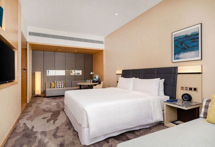 ダブルベッドスタンダードルーム, Four Points By Sheraton Guangdong, Heshan
