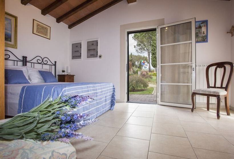 Апартаменты 1 Спальня Вид на Бассейн, Tenuta De Fanti Agriturismo