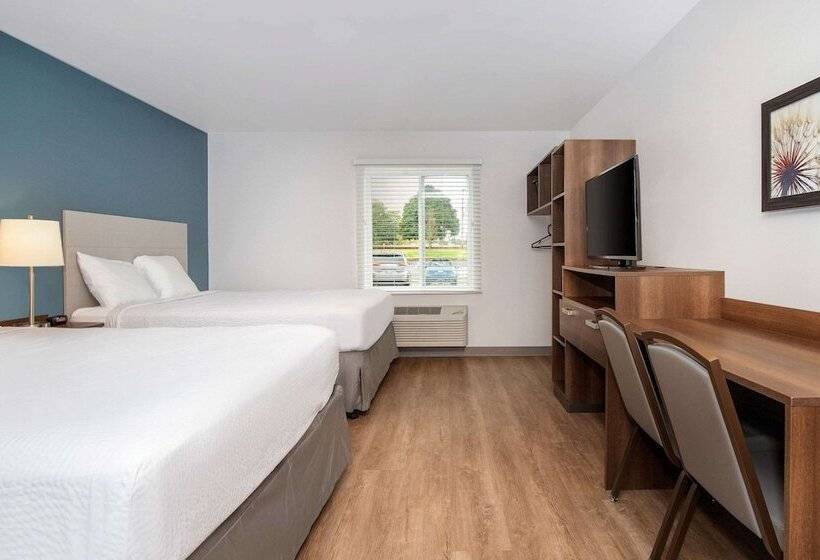 스탠다드 룸 더블 침대 2개, Woodspring Suites Carol Stream  Chicago