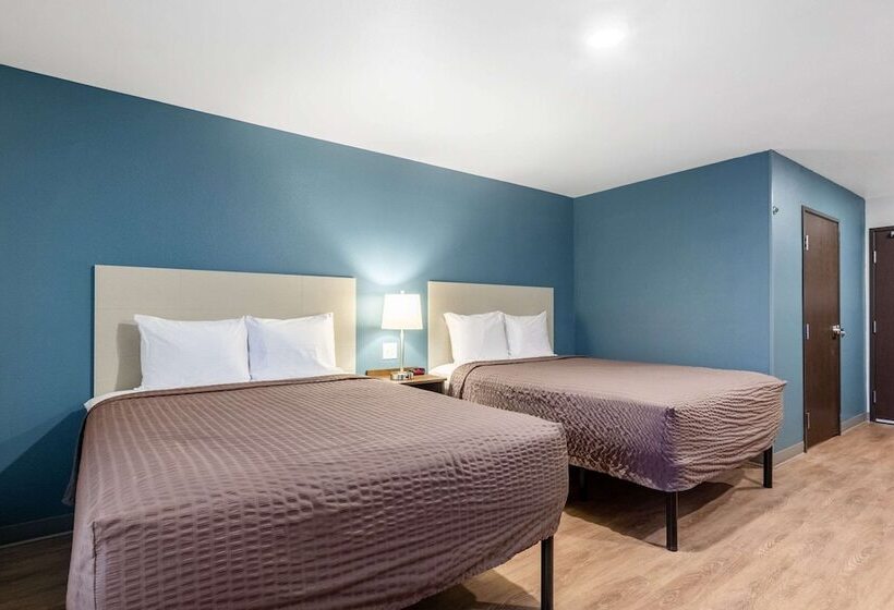 Номер Стандарт 2 Двуспальные Кровати, Woodspring Suites Indianapolis Airport South