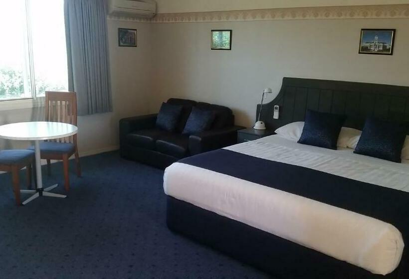 스탠다드 룸 킹사이즈 침대, Ararat Southern Cross Motor Inn
