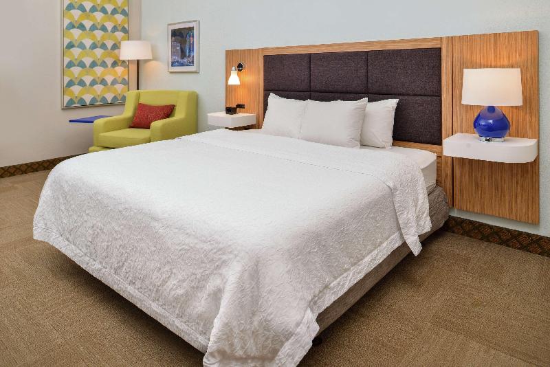 带大床的标准间, Hampton Inn Raleigh/clayton I 40