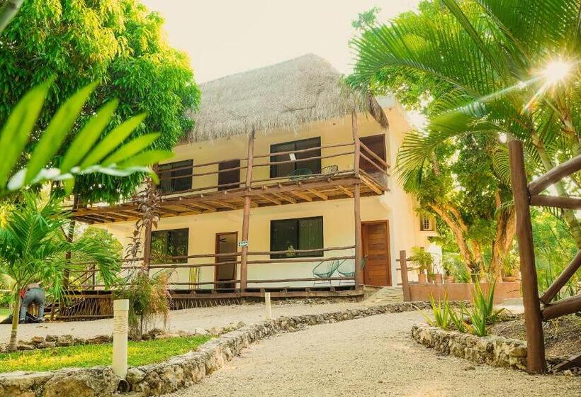 غرفة قياسية مزوَّدة بشُرفة, Royal Palm Bacalar Cabañas & Lagoon Club