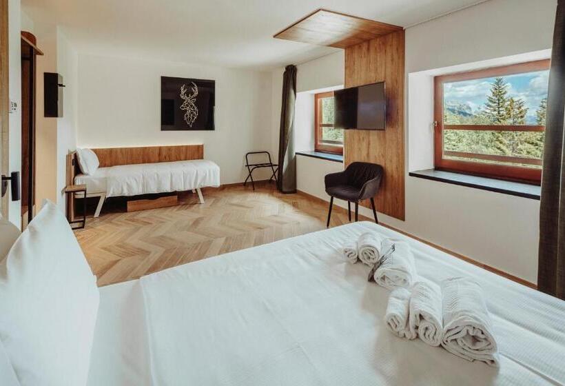 Номер Стандарт Трехместный, B&b Hotel Passo Tre Croci Cortina