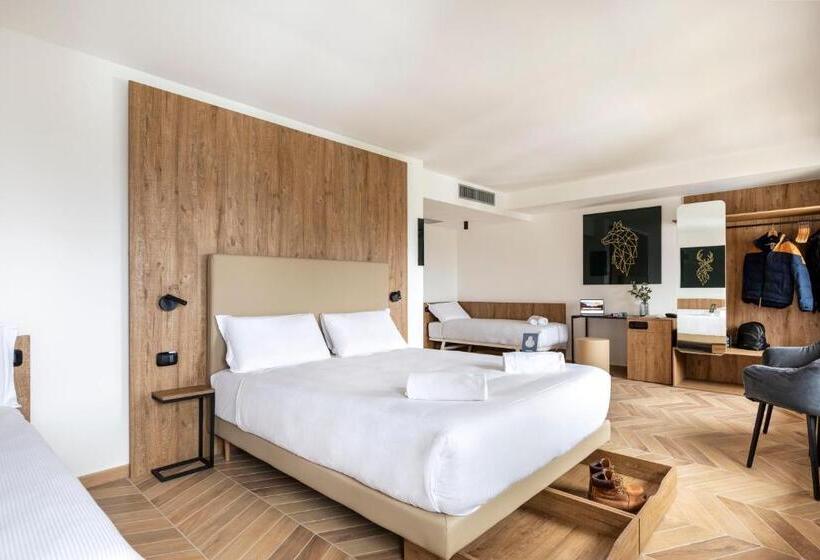 غرفة قياسية رباعية, B&b Hotel Passo Tre Croci Cortina