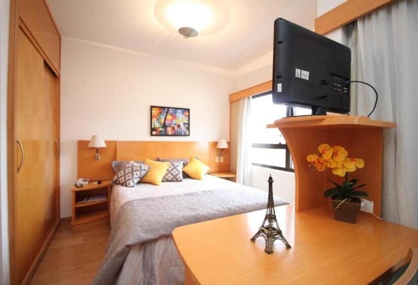 آپارتمان 1 خوابه با بالکن, Quality Hotel Paulista   Sao Paulo