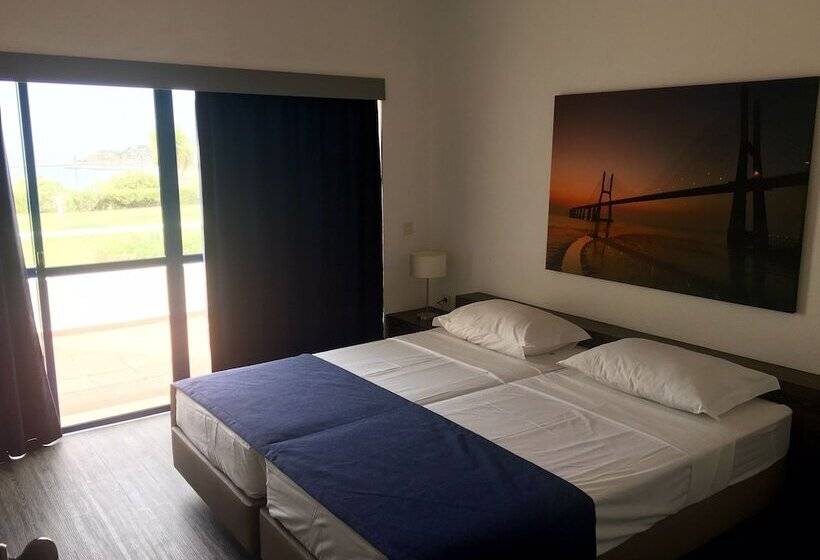 침실 1개 아파트 측면 바다 전망, Almar Hotel Apartamento