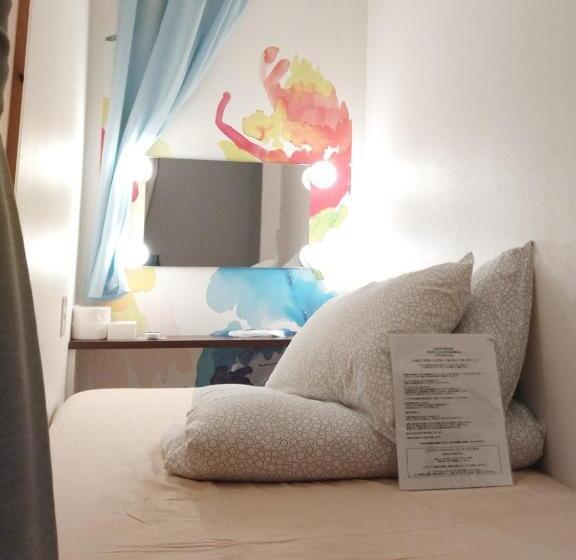 Кровать в Общей Комнате, セルフチェックイン Guest House Shukugo Utsunomiya