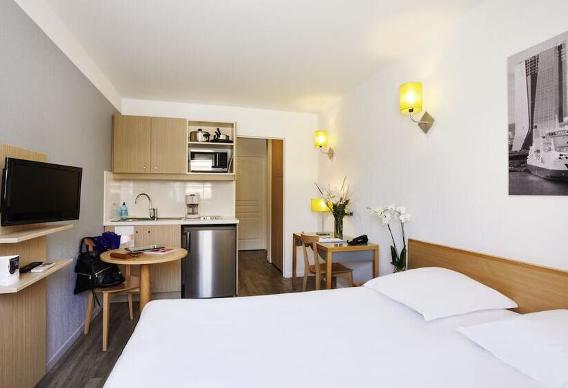 Studio Standard Lit Double, Aparthotel Adagio Access Marseille Prado Périer