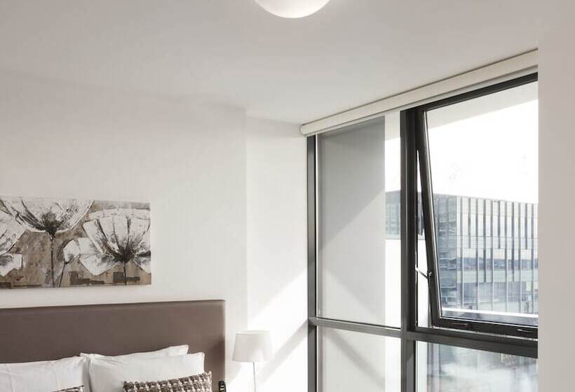 침실 1개 전망 아파트, The Sebel Residences Melbourne Docklands Serviced Apartments