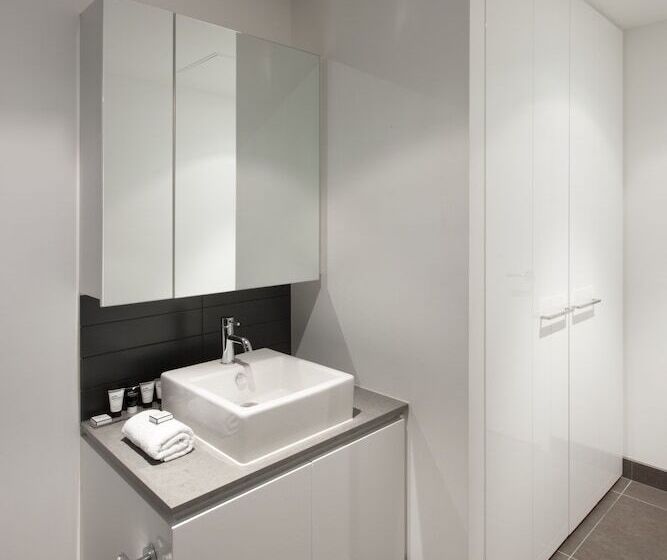스탠다드 스튜디오 더블 침대, The Sebel Residences Melbourne Docklands Serviced Apartments