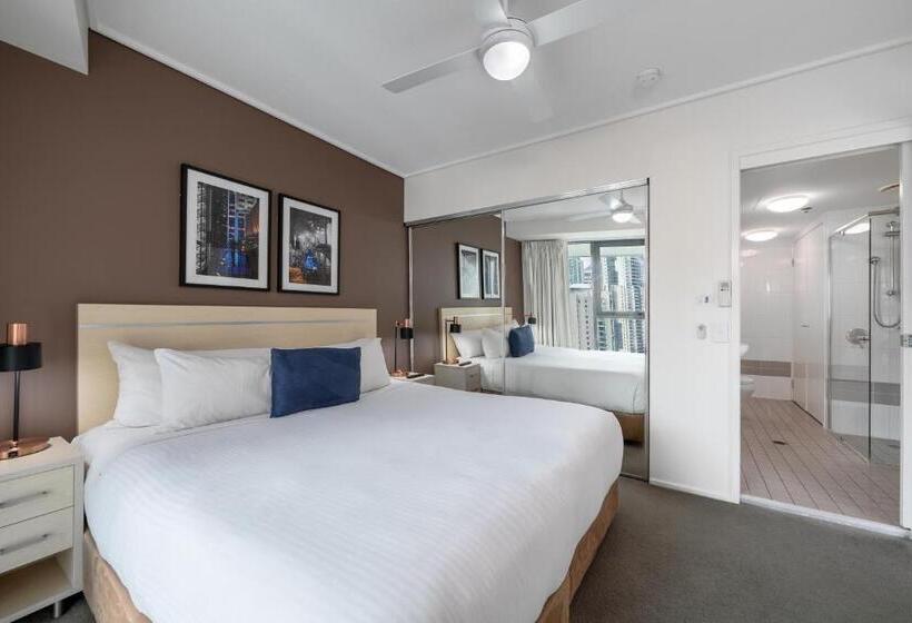 침실 1개 전망 아파트, Oaks Brisbane On Felix Suites