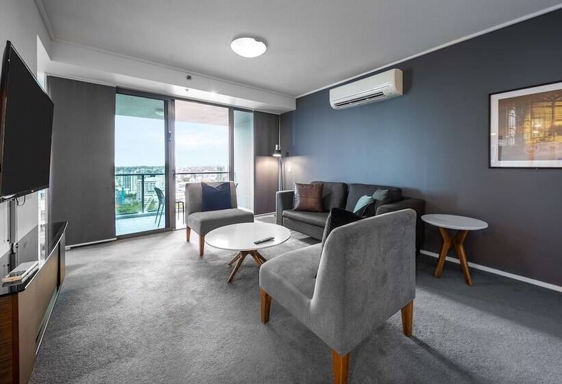 침실 3개 아파트, Oaks Brisbane On Felix Suites