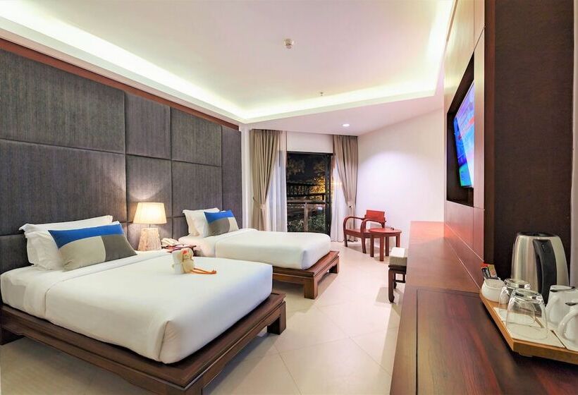 디럭스 룸 가든 전망, Baan Laimai Beach Resort & Spa  Sha Extra Plus