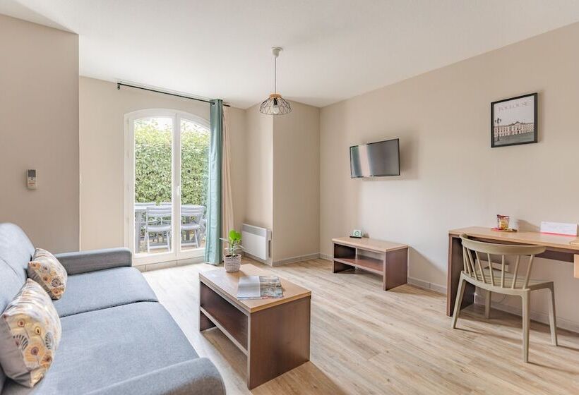 Апартаменты 2 Спальни, Appart City Classic Toulouse Colomiers