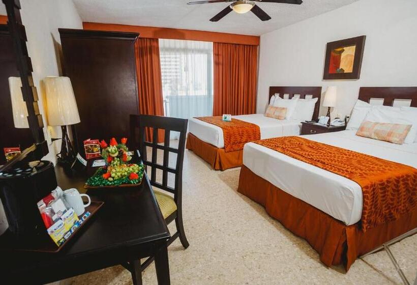 ２ダブルベッドのスタンダードルーム, Best Western Hotel Posada Freeman Zona Dorada