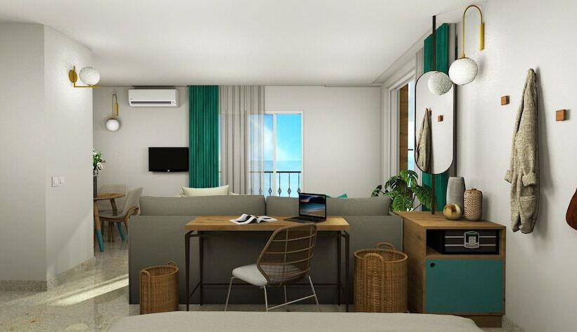سوییت جونیور با چشم‌انداز دریا, Rainbow Apartments