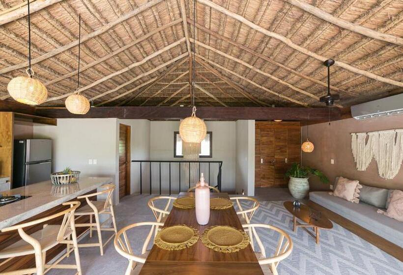 آپارتمان 1 خوابه, Zereno Tulum Beach Club Access
