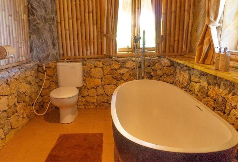 Бунгало Deluxe, Elang Hillside Bamboo Villas