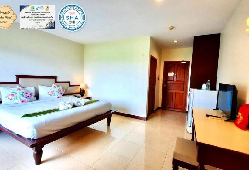 디럭스 룸, Mei Zhou Phuket Hotel   Sha Plus