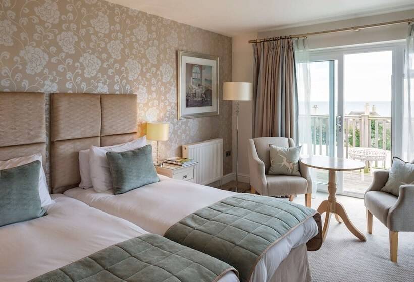 اتاق سوپریور با چشم‌انداز دریا و بالکن, Harbour Hotel & Spa Sidmouth