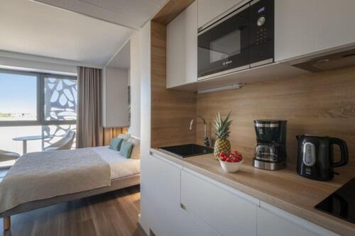 스탠다드 스튜디오 (테라스구비), Lagrange Apart Hôtel Antibes Olympie