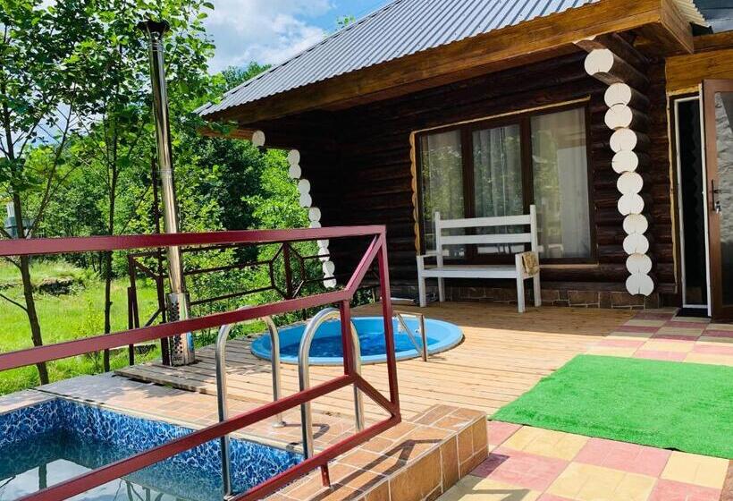 آپارتمان 1 خوابه با تراس, Chalet Vedmezhe