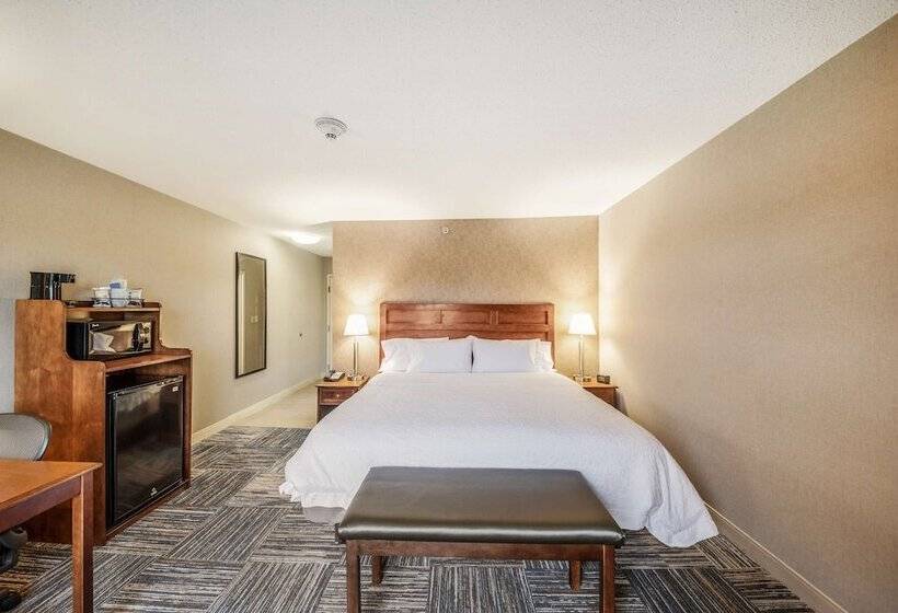 キングサイズベッドのスタンダードルーム, Hampton Inn Greenfield