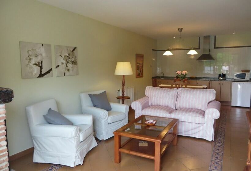 2침실 아파트 정원 전망, Apartamentos Rurales El Otero