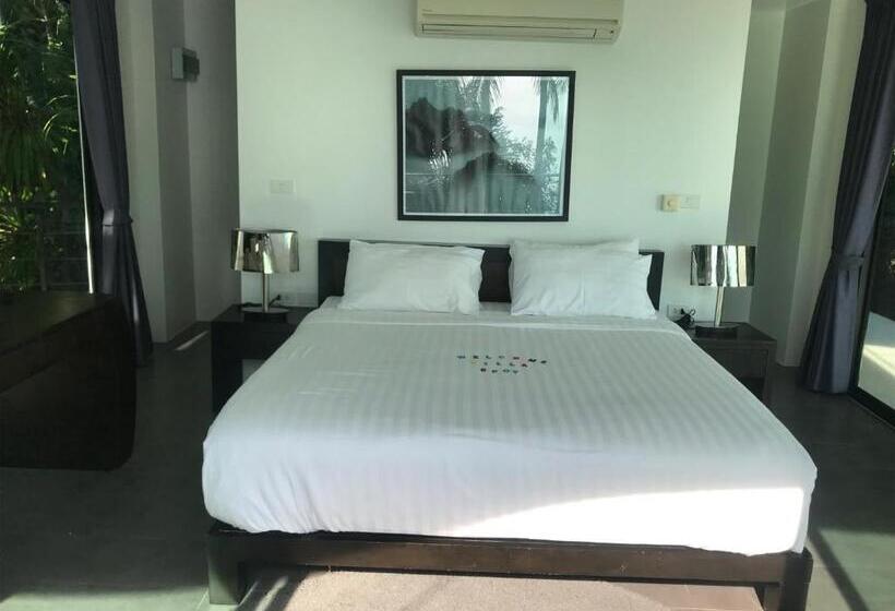 اتاق استاندارد با چشم‌انداز دریا, Villa The Spot Koh Samui