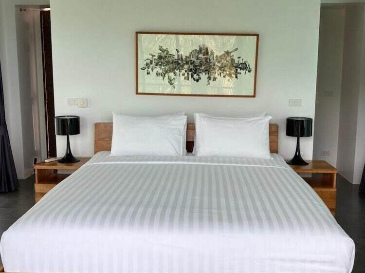 اتاق استاندارد با چشم‌انداز دریا, Villa The Spot Koh Samui