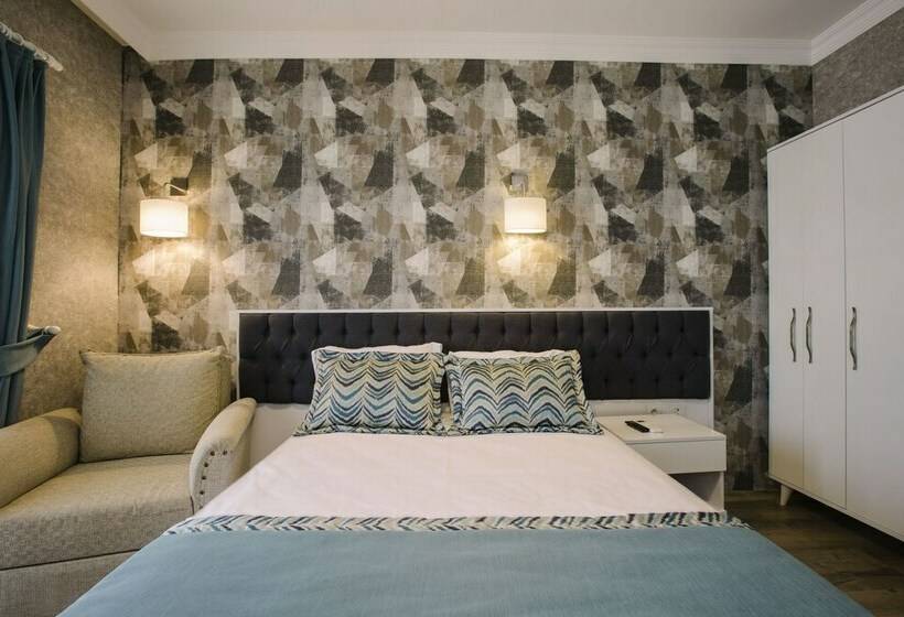 اتاق استاندارد با تخت دوبل و چشمانداز دریا, Capa Butik Otel
