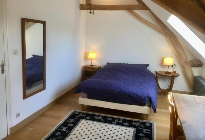 Quarto Estandar Banheiro Compartilhado, Ferme Des Trois Poiriers, Teloché