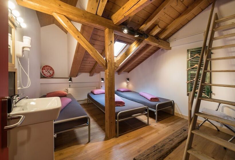 Кровать в Многоместном Номере с Общей Ванной, Balmers Hostel