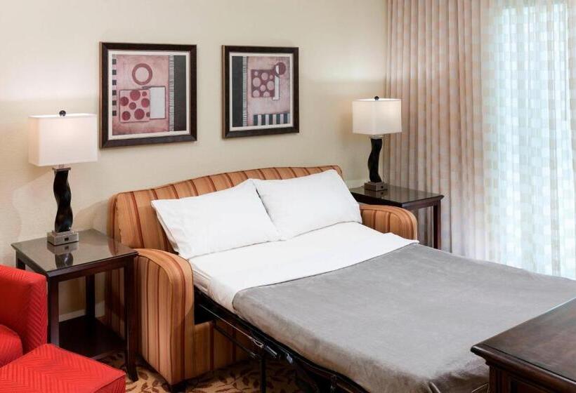 מיטת קינג בסוויטה, Houston Marriott Energy Corridor