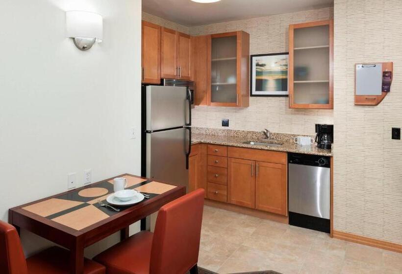 キングサイドベッドのスタンダードワンルーム, Residence Inn By Marriott Chicago Lake Forest/mettawa