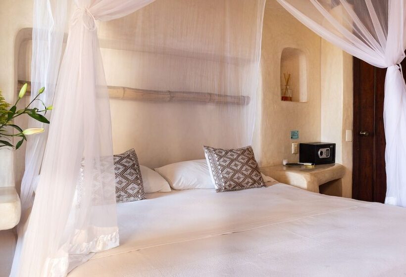 キングサイズベッドのスーペリアルーム, La Posada Del Sol Boutique Hotel Tulum
