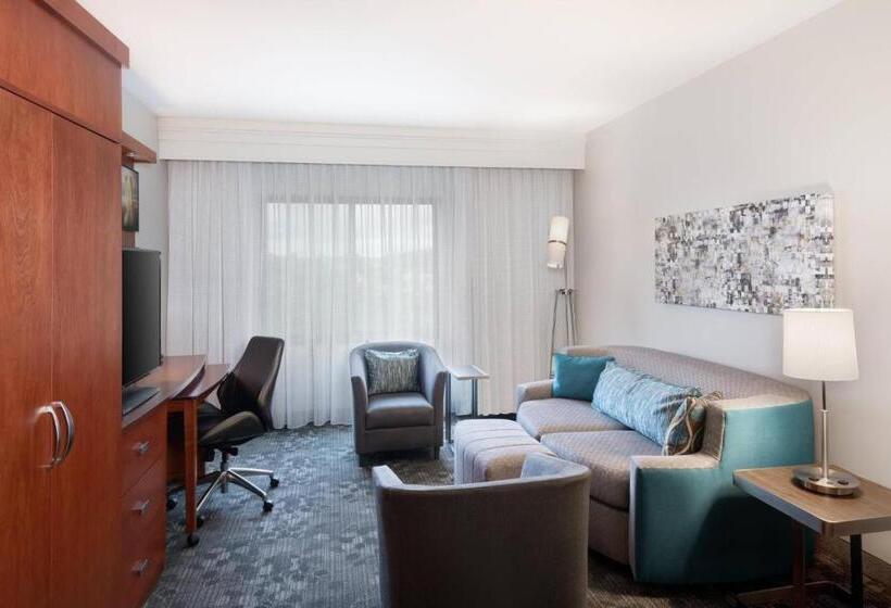 带大床的套房, Courtyard By Marriott Pittsburgh Washington Meadow Lands