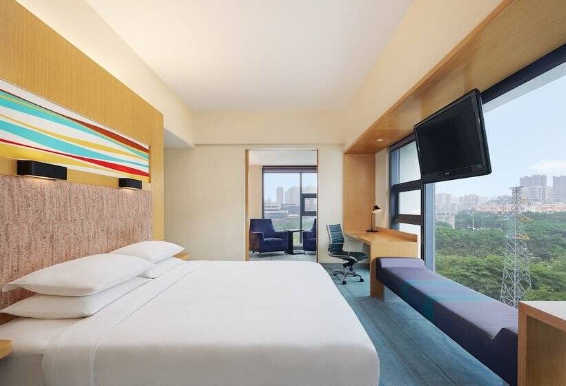 Студия Стандарт Двуспальная Кровать, Aloft Nanhai Foshan